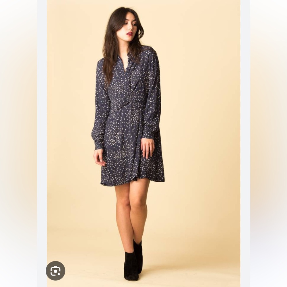 Ganni Barra Total Eclipse Knot Front Dress size 38